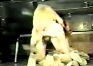 Anal sex in the dirty bestiality style